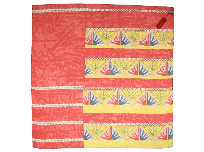 Dolce & Gabbana Foulard quadrato stampato in seta multicolore - vista 2