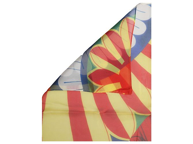 Dolce & Gabbana Foulard in seta Carretto multicolore - vista 3