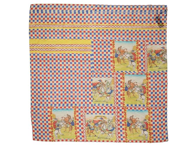 Dolce & Gabbana Foulard Carretto in seta multicolore - vista 2