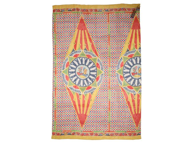 Dolce & Gabbana Lenço Stole em seda com estampa Carretto multicolorida - vista 2