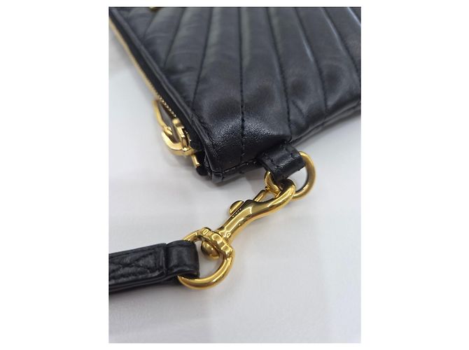 Autre Marque Clutch Black Gold Small - vista 19