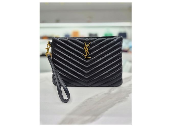 Autre Marque Clutch Black Gold Small - vista 2