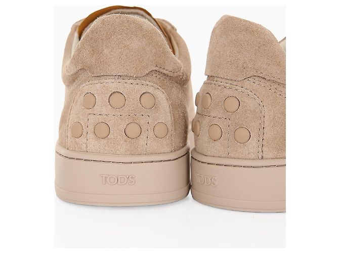 Tod's Sneakers in camoscio rosa da donna - vista 11