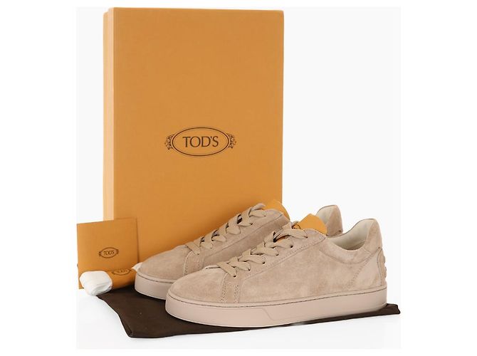 Tod's Sneakers in camoscio rosa da donna - vista 12