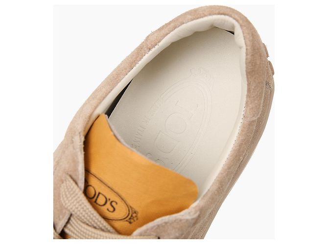 Tod's Sneakers in camoscio rosa da donna - vista 9