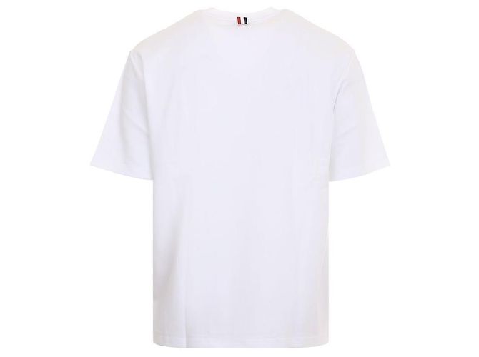 Thom Browne Oversized T-Shirt mit kurzen Ärmeln und Tasche - Ansicht 3