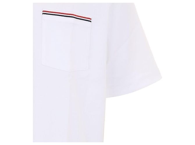 Thom Browne Oversized T-Shirt mit kurzen Ärmeln und Tasche - Ansicht 5