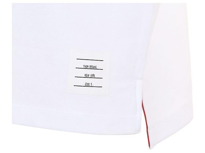 Thom Browne Oversized T-Shirt mit kurzen Ärmeln und Tasche - Ansicht 6
