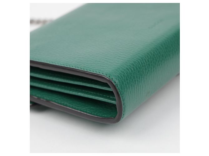 Gucci Cartera de cadena Mini Dionysus de piel Verde - vista 10