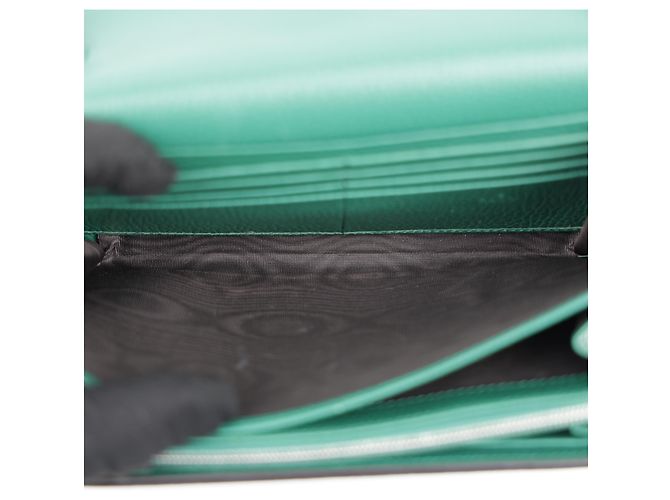 Gucci Cartera de cadena Mini Dionysus de piel Verde - vista 13