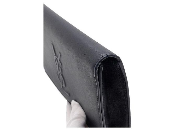 Autre Marque Clutch con patta Monogram Dark Navy - vista 10