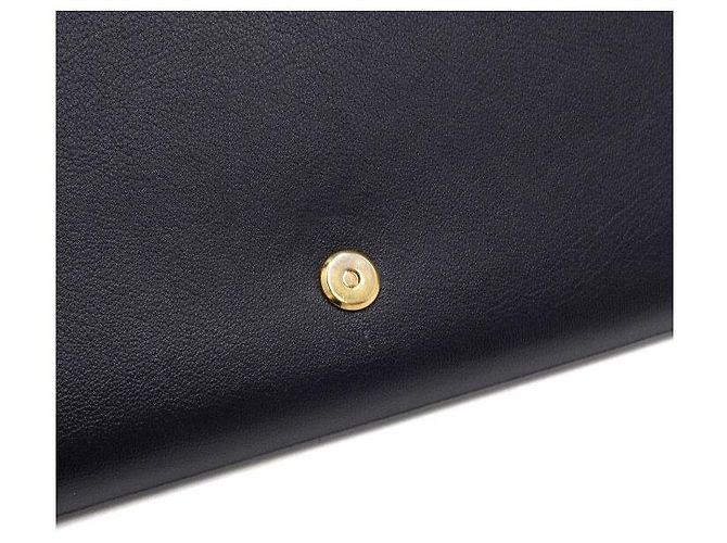 Autre Marque Clutch con patta Monogram Dark Navy - vista 7