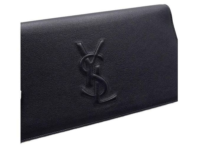 Autre Marque Clutch con patta Monogram Dark Navy - vista 9