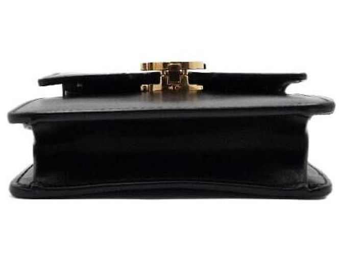 Burberry Mini borsa a tracolla porta cellulare in pelle nera - vista 7