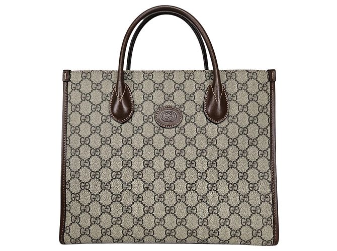 Gucci Borsa Tote Piccola GG Supreme - vista 2