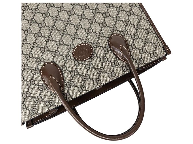Gucci Borsa Tote Piccola GG Supreme - vista 7