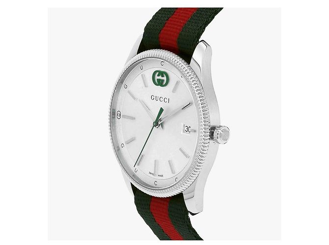 Orologio Gucci NATO Unisex Argento - vista 6