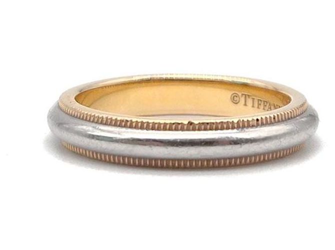 Anello Milgrain Tiffany & Co Oro Giallo - vista 2