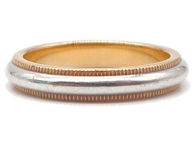Anello Milgrain Tiffany & Co Oro Giallo - vista 3