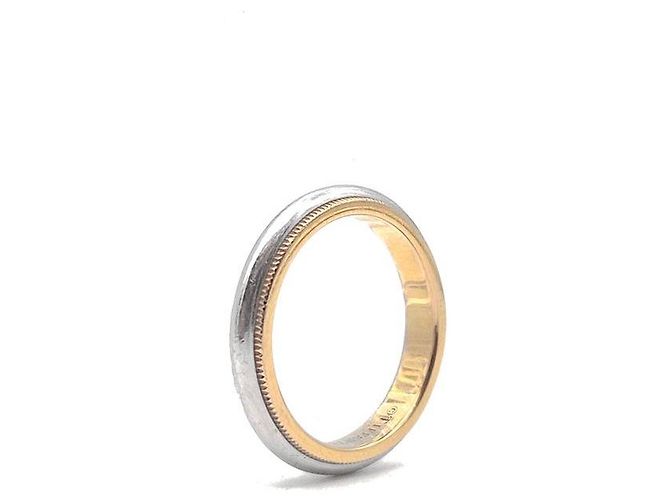Anello Milgrain Tiffany & Co Oro Giallo - vista 4
