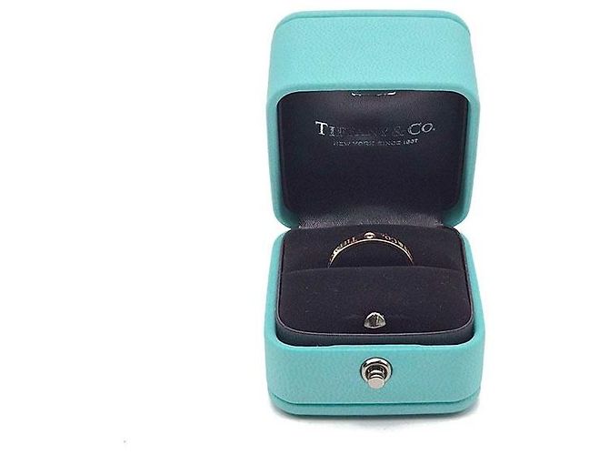 Anello Tiffany & Co 3P Diamond Logo Oro Rosa - vista 6