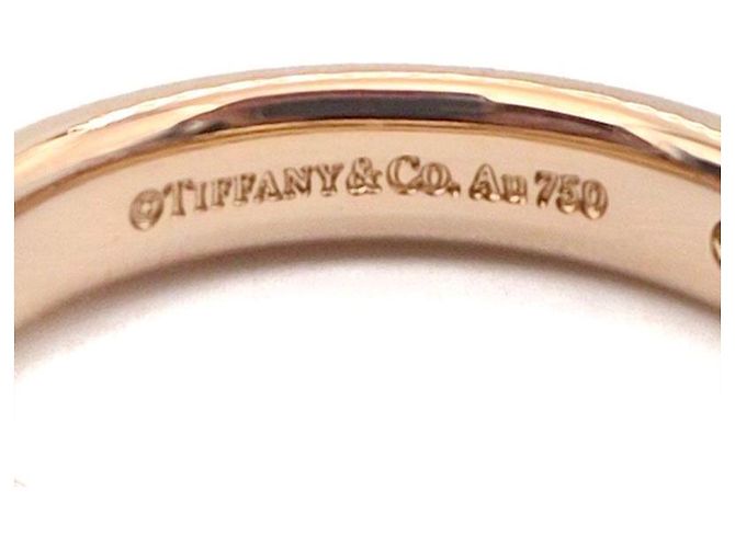 Anello Tiffany & Co Diamond Logo in Oro Rosa - vista 6