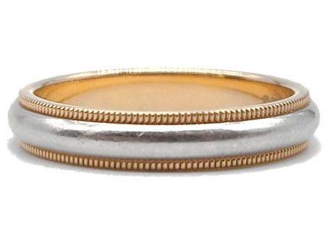 Anello Milgrain Tiffany & Co Oro Giallo - vista 2