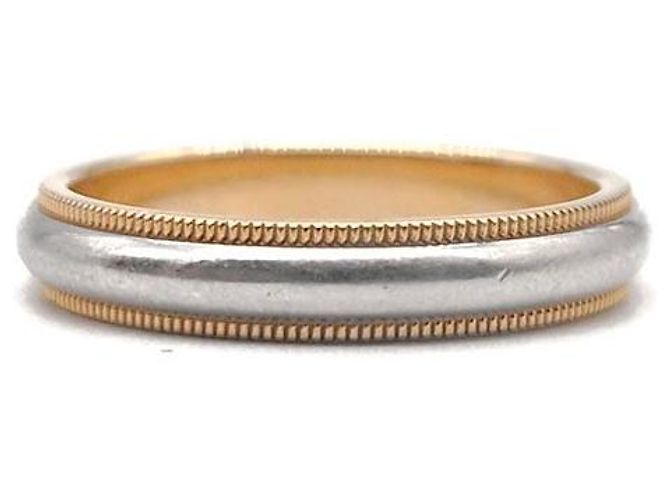 Anello Milgrain Tiffany & Co Oro Giallo - vista 3