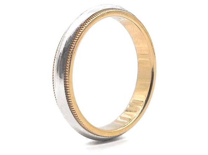 Anello Milgrain Tiffany & Co Oro Giallo - vista 5