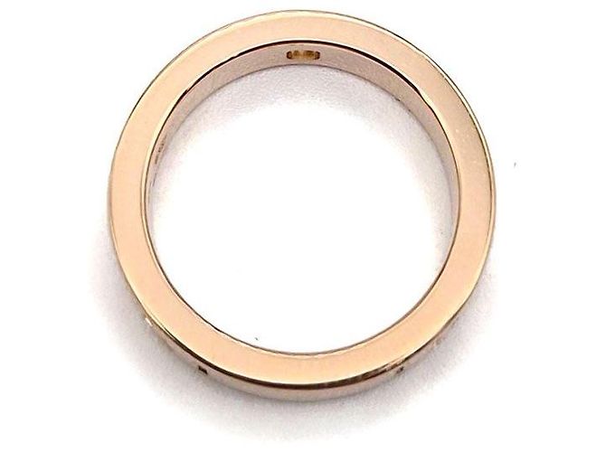 Anello Bulgari Diamond BB Oro Rosa - vista 4