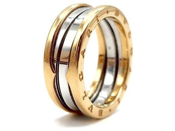 Bulgari B.zero1 Ring aus Gold und Stahl - Ansicht 3