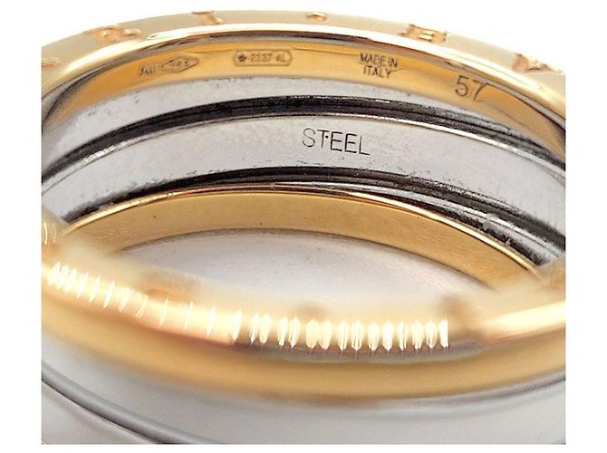 Bulgari B.zero1 Ring aus Gold und Stahl - Ansicht 6