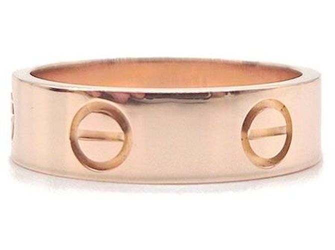 Anello Cartier Love Oro Rosa - vista 3