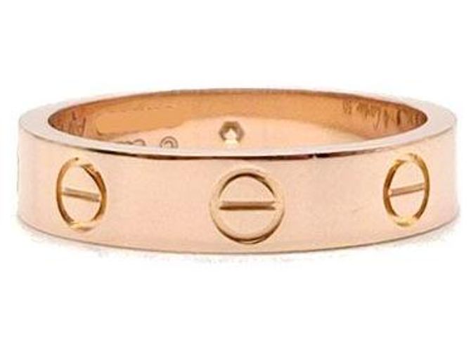 Anello Cartier Diamond Love Oro Rosa - vista 3