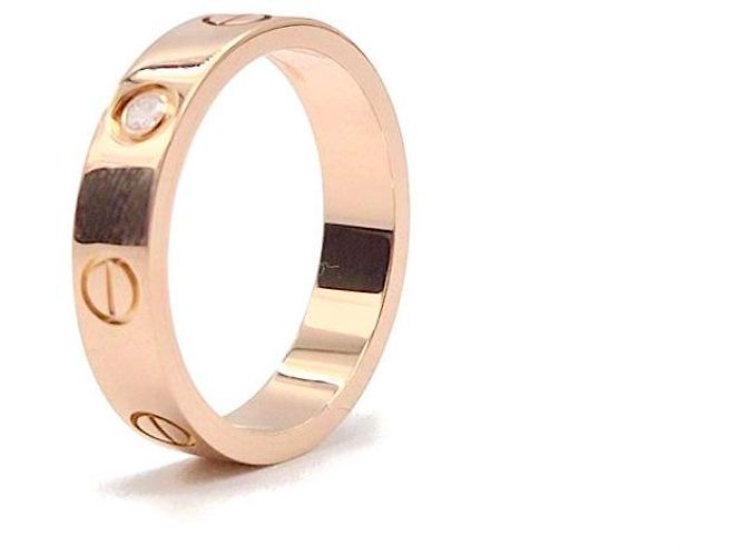 Anello Cartier Diamond Love Oro Rosa - vista 5