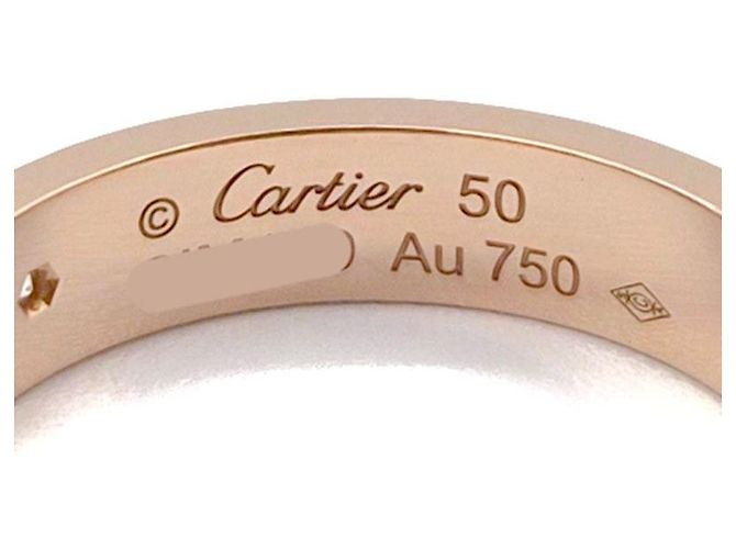 Anello Cartier Diamond Love Oro Rosa - vista 6
