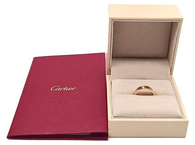 Anello Cartier Diamond Love Oro Rosa - vista 7