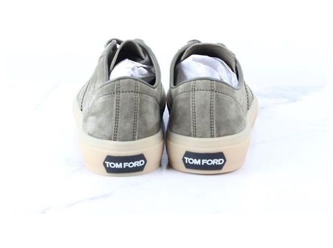 Tom Ford Sneakers Cambridge in camoscio - vista 4