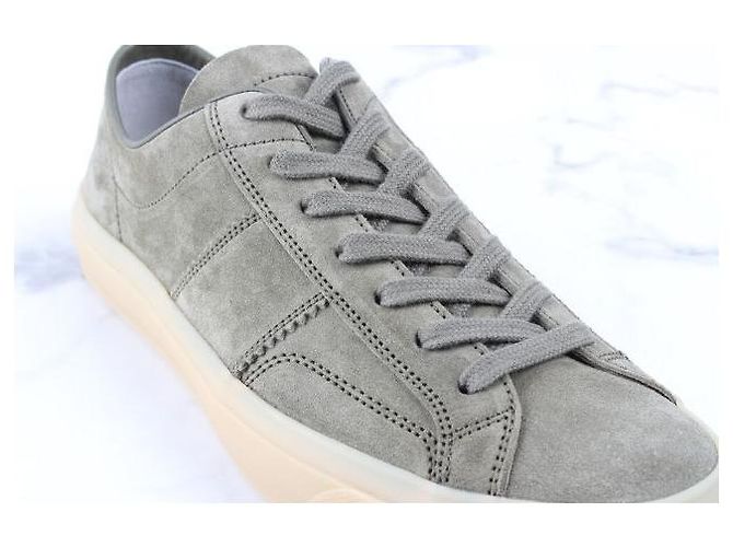 Tom Ford Sneakers Cambridge in camoscio - vista 7