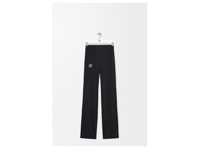 Pantalones Soft Bootleg Loewe Negros - vista 4