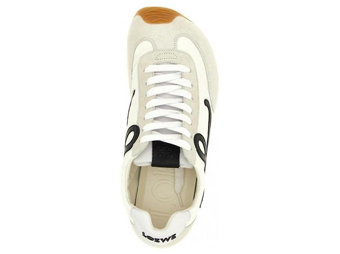 Loewe Sneakers Ballet Runner in nylon e vitello - vista 7