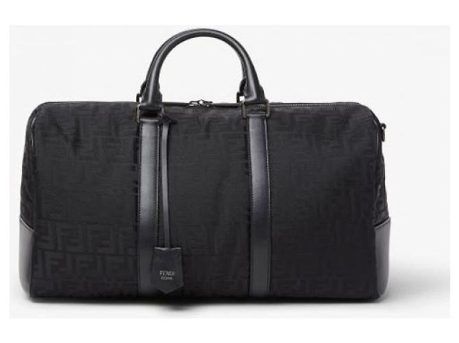 Borsa da viaggio Fendi Medium nera - vista 4