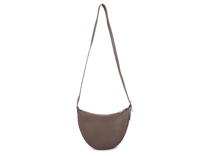 Borsa a tracolla Longchamp S Taupe in pelle di vitello - vista 5
