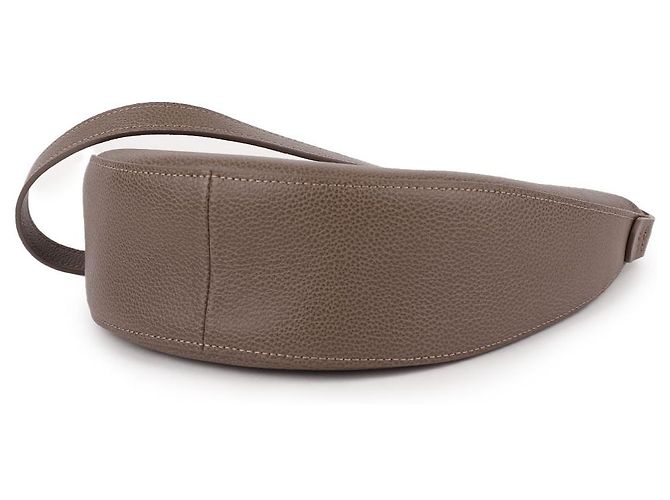 Borsa a tracolla Longchamp S Taupe in pelle di vitello - vista 6