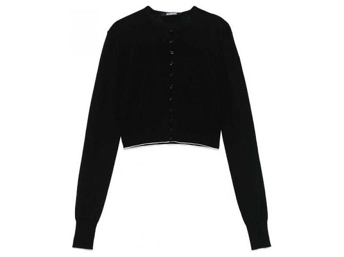 Jacquemus Cardigan SPIAGGIA Schwarz Wolle - Ansicht 4