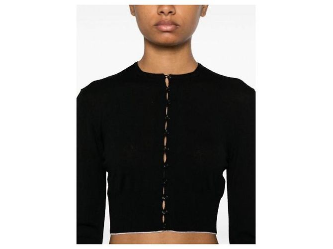 Jacquemus Cardigan SPIAGGIA Schwarz Wolle - Ansicht 5