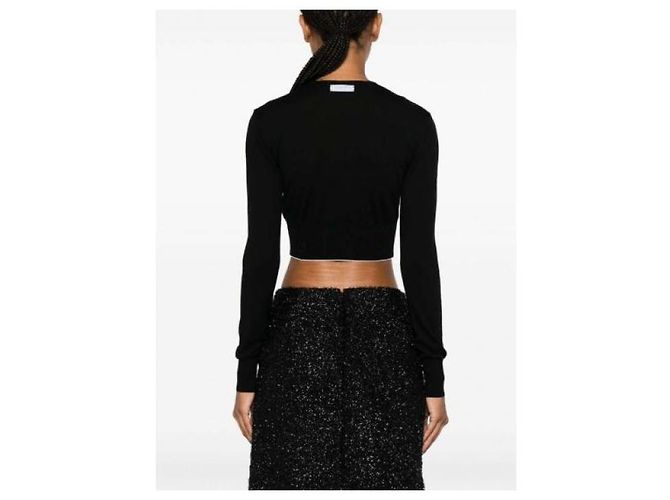 Jacquemus Cardigan SPIAGGIA Schwarz Wolle - Ansicht 6