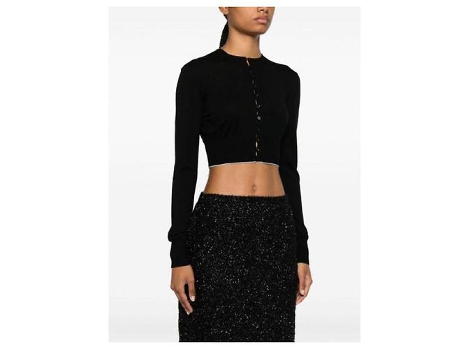Jacquemus Cardigan SPIAGGIA Schwarz Wolle - Ansicht 7