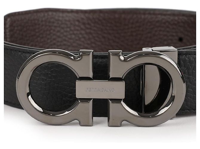 Salvatore Ferragamo Cintura Gancini reversibile e regolabile - vista 8