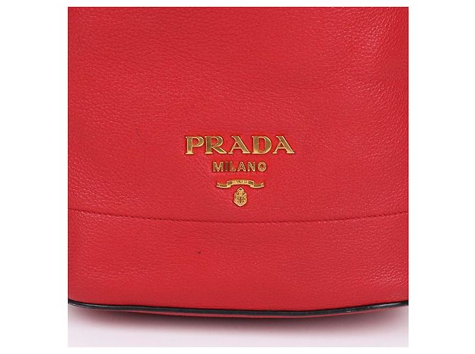 Prada Borsa a Secchiello Vitello con Manico Superiore - vista 2